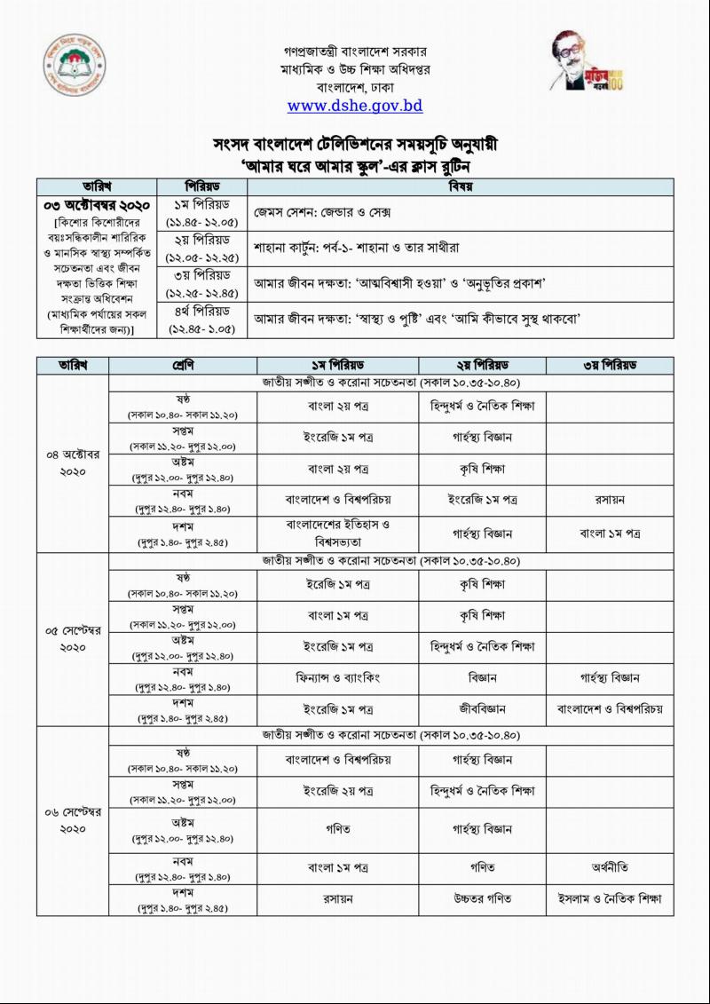 Amar Ghore amar school  