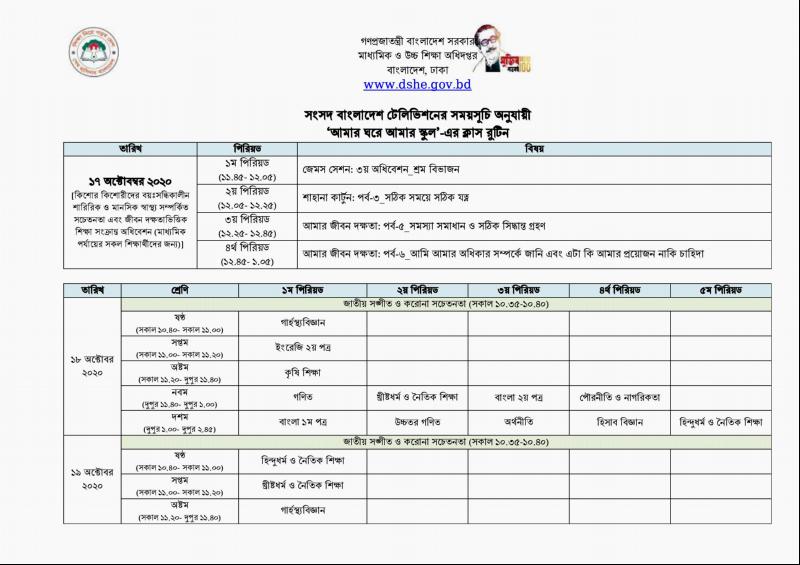 Amar Ghore amar school  