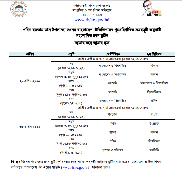 amar ghore amar school